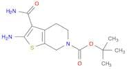 Thieno[2,3-c]pyridine-6(5H)-carboxylic acid, 2-amino-3-(aminocarbonyl)-4,7-dihydro-, 1,1-dimethyle…