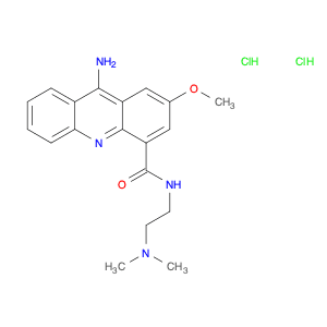 4-Acridinecarboxamide, 9-amino-N-[2-(dimethylamino)ethyl]-2-methoxy-, hydrochloride (1:2)