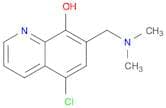 8-Quinolinol, 5-chloro-7-[(dimethylamino)methyl]-