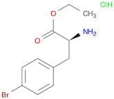 Phenylalanine, 4-bromo-, ethyl ester, hydrochloride (1:1)
