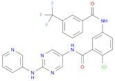 BenzaMide, 2-chloro-N-[2-(3-pyridinylaMino)-5-pyriMidinyl]-5-[[3-(trifluoroMethyl)benzoyl]aMino]-