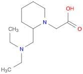 1-Piperidineacetic acid, 2-[(diethylamino)methyl]-
