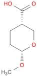 2H-Pyran-3-carboxylic acid, tetrahydro-6-methoxy-, cis- (9CI)