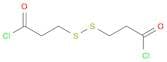 Propanoyl chloride, 3,3'-dithiobis-