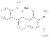 4H-1-Benzopyran-4-one, 5,6,7-trimethoxy-3-(2-methoxyphenyl)-