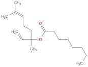 Octanoic acid, 1-ethenyl-1,5-dimethyl-4-hexen-1-yl ester