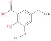 Benzoic acid, 5-ethyl-2-hydroxy-3-methoxy-