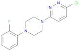 Pyridazine, 3-chloro-6-[4-(2-fluorophenyl)-1-piperazinyl]-