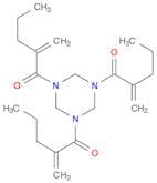 1,3,5-Triazine, hexahydro-1,3,5-tris(2-methylene-1-oxopentyl)- (9CI)
