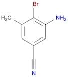 Benzonitrile, 3-amino-4-bromo-5-methyl-