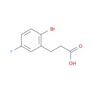 Benzenepropanoic acid, 2-bromo-5-fluoro-