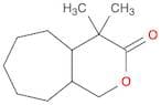 Cyclohepta[c]pyran-3(1H)-one, octahydro-4,4-dimethyl-