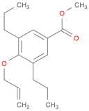 Benzoic acid, 4-(2-propen-1-yloxy)-3,5-dipropyl-, methyl ester