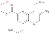 Benzoic acid, 4-(2-propen-1-yloxy)-3,5-dipropyl-, 2-hydroxyethyl ester