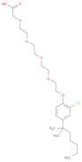3,6,9,12-Tetraoxatetradecanoic acid, 14-[chloro-4-(1,1-dimethylhexyl)phenoxy]- (9CI)