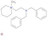 Piperidinium, 1-[2-[bis(phenylmethyl)amino]ethyl]-1-methyl-, bromide (1:1)