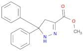 1H-Pyrazole-3-carboxylic acid, 4,5-dihydro-5,5-diphenyl-, methyl ester