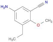 Benzonitrile, 5-amino-3-ethyl-2-methoxy-