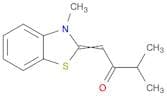 2-BUTANONE, 3-METHYL-1-(3-METHYL-2(3H)-BENZOTHIAZOLYLIDENE)-