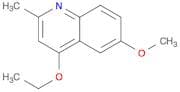 Quinoline, 4-ethoxy-6-methoxy-2-methyl-