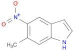 1H-Indole, 6-methyl-5-nitro-