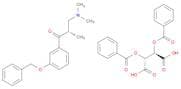 Butanedioic acid, 2,3-bis(benzoyloxy)-, (2R,3R)-(2S)-compd. with 3-(dimethylamino)-2-methyl-1-[3-(…