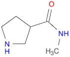 3-Pyrrolidinecarboxamide, N-methyl-