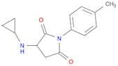 2,5-Pyrrolidinedione, 3-(cyclopropylamino)-1-(4-methylphenyl)-