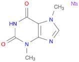 1H-Purine-2,6-dione, 3,7-dihydro-3,7-dimethyl-, sodium salt (1:1)