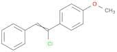 Benzene, 1-(1-chloro-2-phenylethenyl)-4-methoxy-