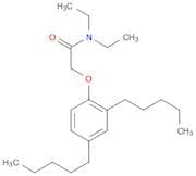 Acetamide, 2-(2,4-dipentylphenoxy)-N,N-diethyl-