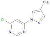 Pyrimidine, 4-chloro-6-(4-methyl-1H-pyrazol-1-yl)-