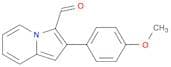 3-Indolizinecarboxaldehyde, 2-(4-methoxyphenyl)-