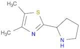 Thiazole, 4,5-dimethyl-2-(2-pyrrolidinyl)-