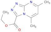 1,2,4-Triazolo[4,3-a]pyrimidine-3-carboxylic acid, 5,7-dimethyl-, ethyl ester