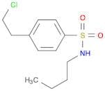 Benzenesulfonamide, N-butyl-4-(2-chloroethyl)-