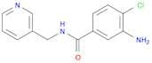 Benzamide, 3-amino-4-chloro-N-(3-pyridinylmethyl)-