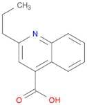 4-Quinolinecarboxylic acid, 2-propyl-
