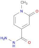 4-Pyridinecarboxylic acid, 1,2-dihydro-1-methyl-2-oxo-, hydrazide