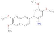 Benzenamine, 2-(6,7-dimethoxy-2-naphthalenyl)-4,5-dimethoxy-