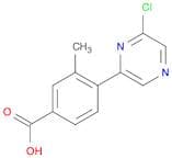 Benzoic acid, 4-(6-chloro-2-pyrazinyl)-3-methyl-