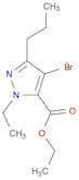 1H-Pyrazole-5-carboxylic acid, 4-bromo-1-ethyl-3-propyl-, ethyl ester