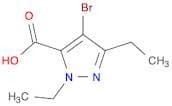 1H-Pyrazole-5-carboxylic acid, 4-bromo-1,3-diethyl-