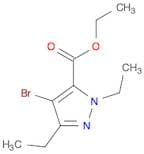 1H-Pyrazole-5-carboxylic acid, 4-bromo-1,3-diethyl-, ethyl ester