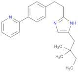 Pyridine, 2-[4-[2-[5-(2,2-dimethylbutyl)-1H-imidazol-2-yl]ethyl]phenyl]-