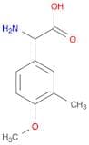 Benzeneacetic acid, α-amino-4-methoxy-3-methyl-