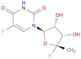 Uridine, 5'-deoxy-5-fluoro-4'-C-fluoro- (9CI)