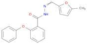 Benzoic acid, 2-phenoxy-, 2-[(5-methyl-2-furanyl)methylene]hydrazide