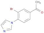 Ethanone, 1-[3-bromo-4-(1H-imidazol-1-yl)phenyl]-