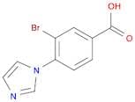 Benzoic acid, 3-bromo-4-(1H-imidazol-1-yl)-